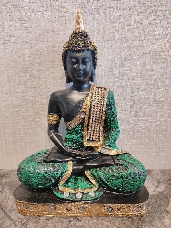 Meditating Sitting Buddha Idol Statue Decorative Showpiece