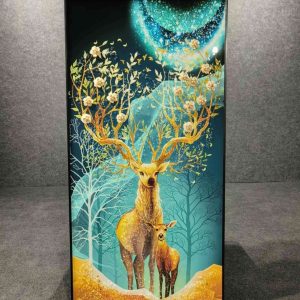 Reindeer With Baby Painting
