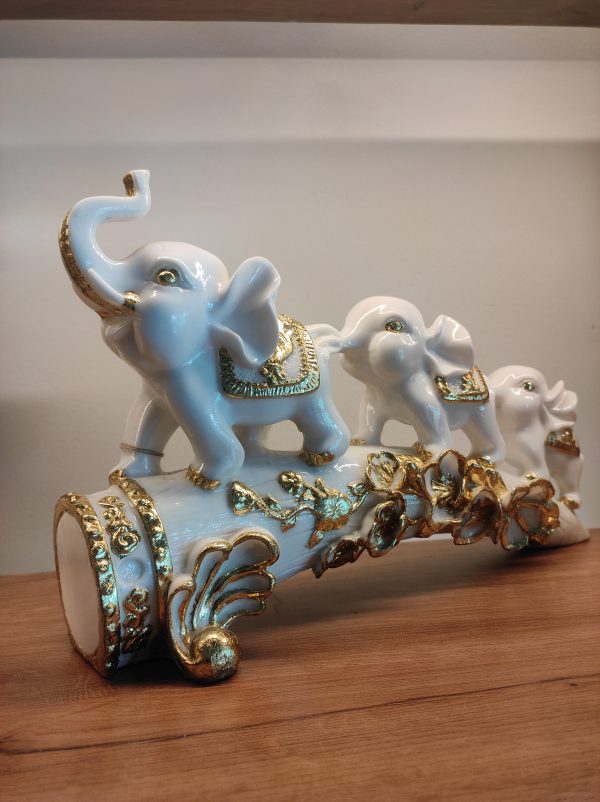 3 Elephant Statue - Image 4