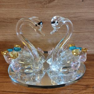 Crystal Swan Pair
