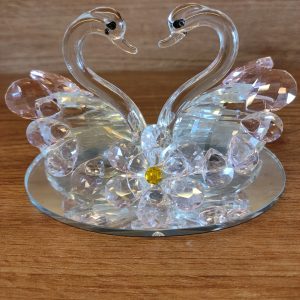 Crystal Swan Pair