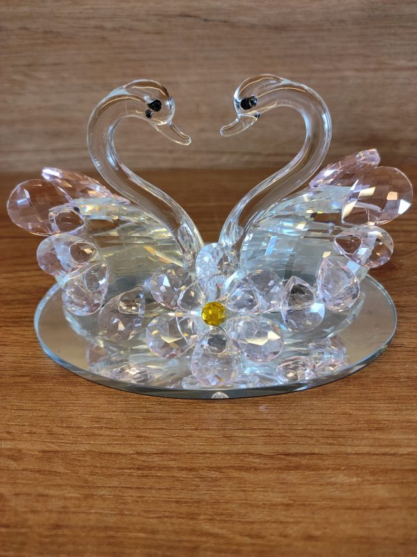 Crystal Swan Pair