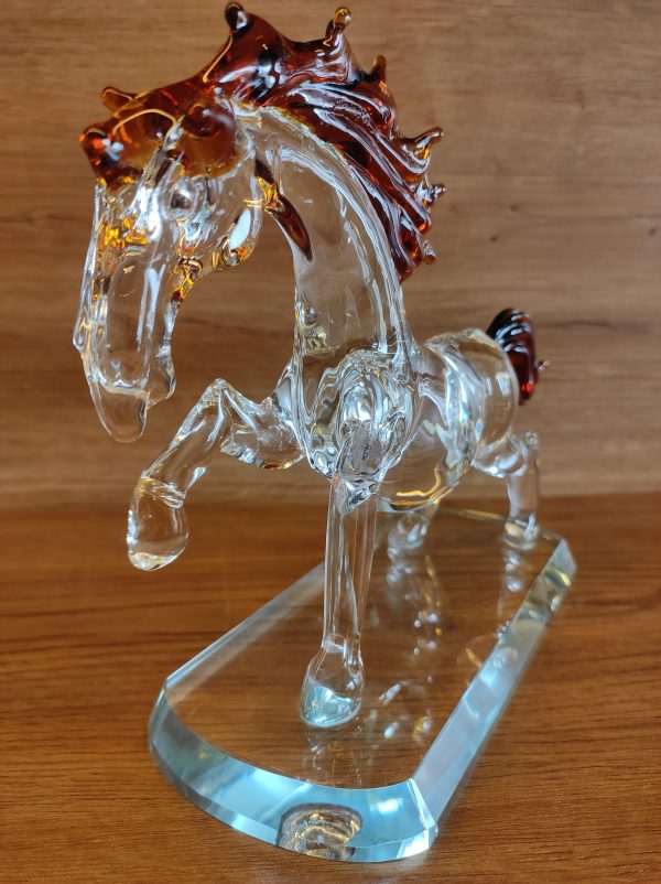 Crystal Right Leg Up Horse - Image 2