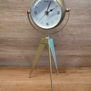 Metal Tripod Clock