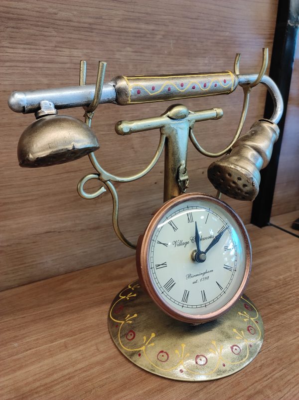 Metal Telephone Clock - Image 3