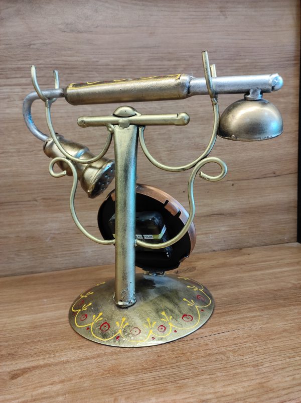 Metal Telephone Clock - Image 2
