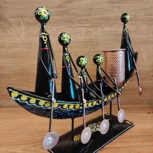 Metal Boat Pen Stand