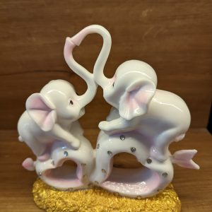 Heart Elephant Pair
