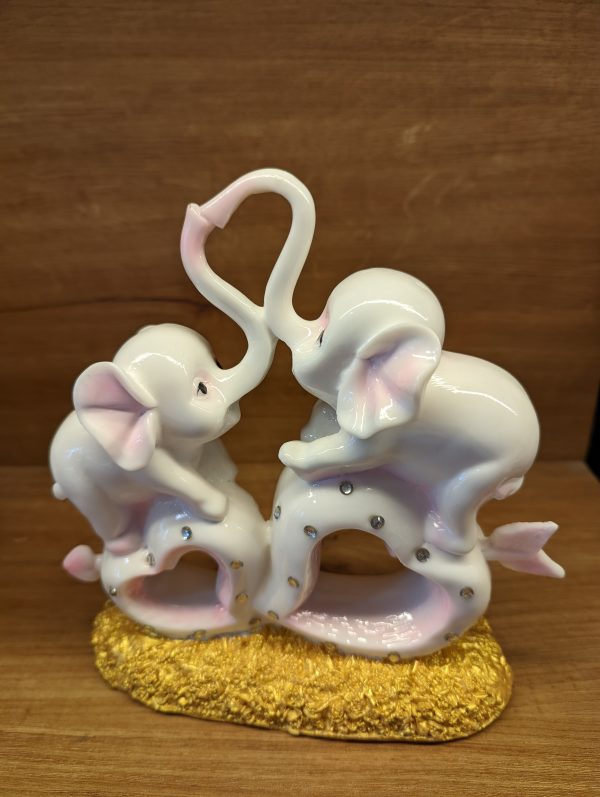 Heart Elephant Pair