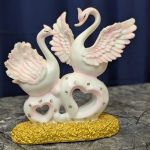 Heart Swan Pair
