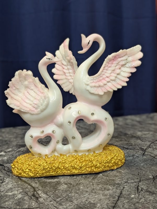 Heart Swan Pair