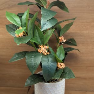 Orange Bloom Camellia Artificial Plant